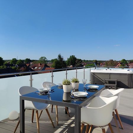 Penthouse Mit Whirlpool Im Herzen Von Niedersachsen ブルクヴェーデル エクステリア 写真