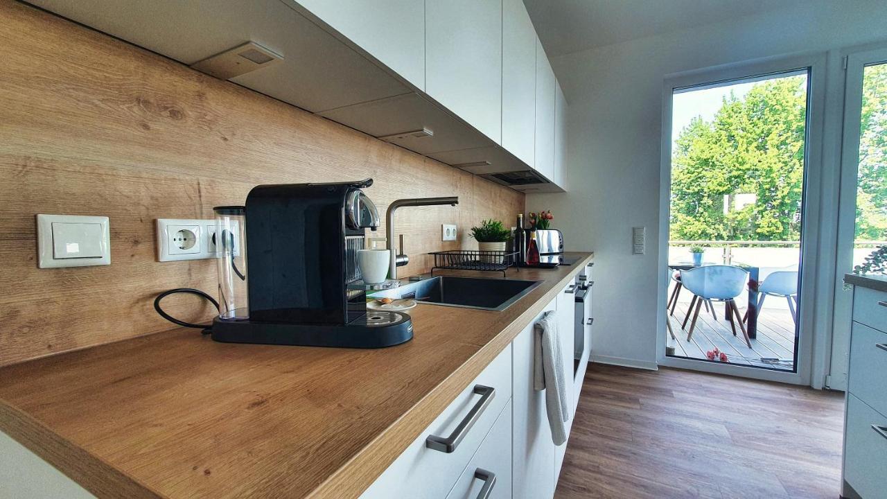 Penthouse Mit Whirlpool Im Herzen Von Niedersachsen ブルクヴェーデル エクステリア 写真